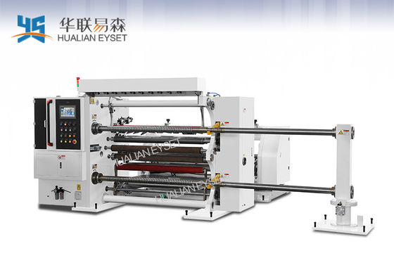 Máquina de corte y rebobinado de tela de papel / no Voven 400m / min automática completa para papel, películas PP.PE.PS.BOPP, etc.