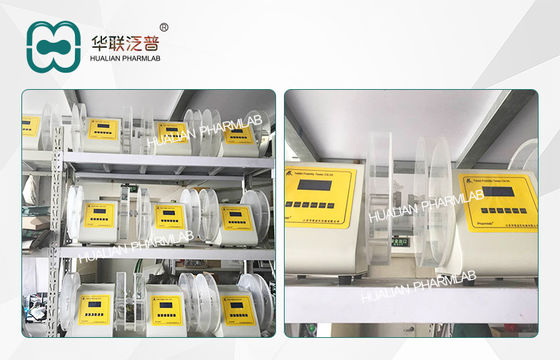 El laboratorio médico bilateral trabaja a máquina/el aparato de la prueba de la friabilidad de la química hace tabletas el probador de la friabilidad