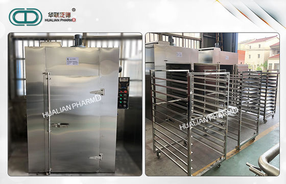 Equipos farmacéuticos de la granulación de 1800 kilogramos/estufa de la circulación del aire caliente