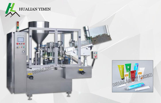 El relleno automático y el lacre del tubo trabajan a máquina los equipos farmacéuticos de la granulación para el tubo de aluminio